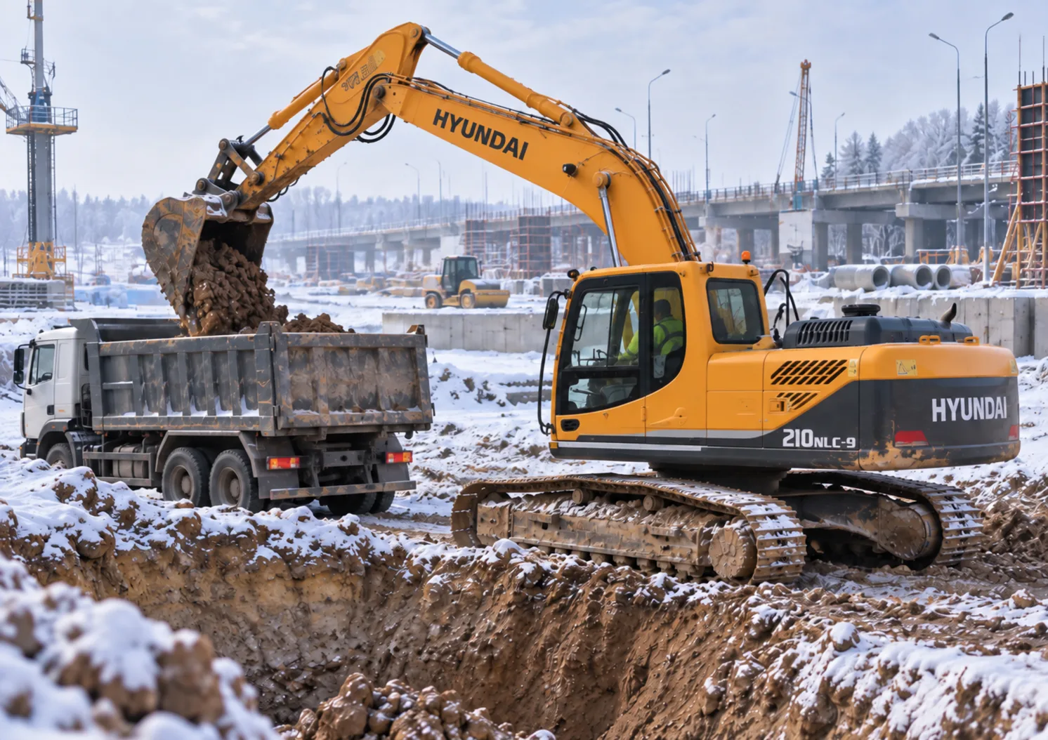 Экскаватор Hyundai 210NLC-9