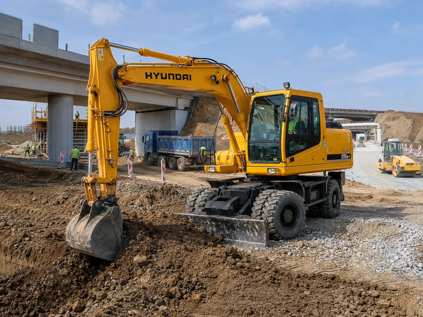 Экскаватор Hyundai R170W-7